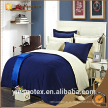 Venta al por mayor barata 70-120GSM cepillado tela del rey del color sólido de la tela del dormitorio fija la venta